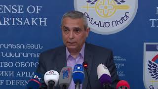 Брифинг министра иностранных дел Арцаха Масиса Маиляна