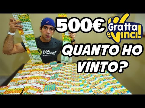 , title : '500€ GRATTA E VINCI : Quanto ho vinto?'