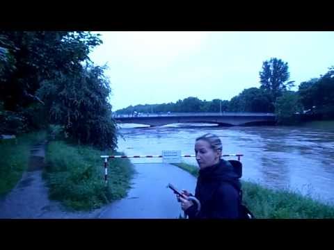 Hochwasser Zwickau Pölbitz um 16.30Uhr