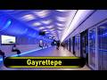 Metro Station Gayrettepe Istanbul Walkthrough