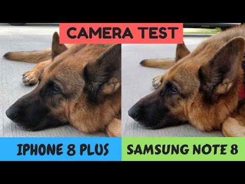 Samsung Galaxy Note 8 vs IPhone 8 Plus | Camera test