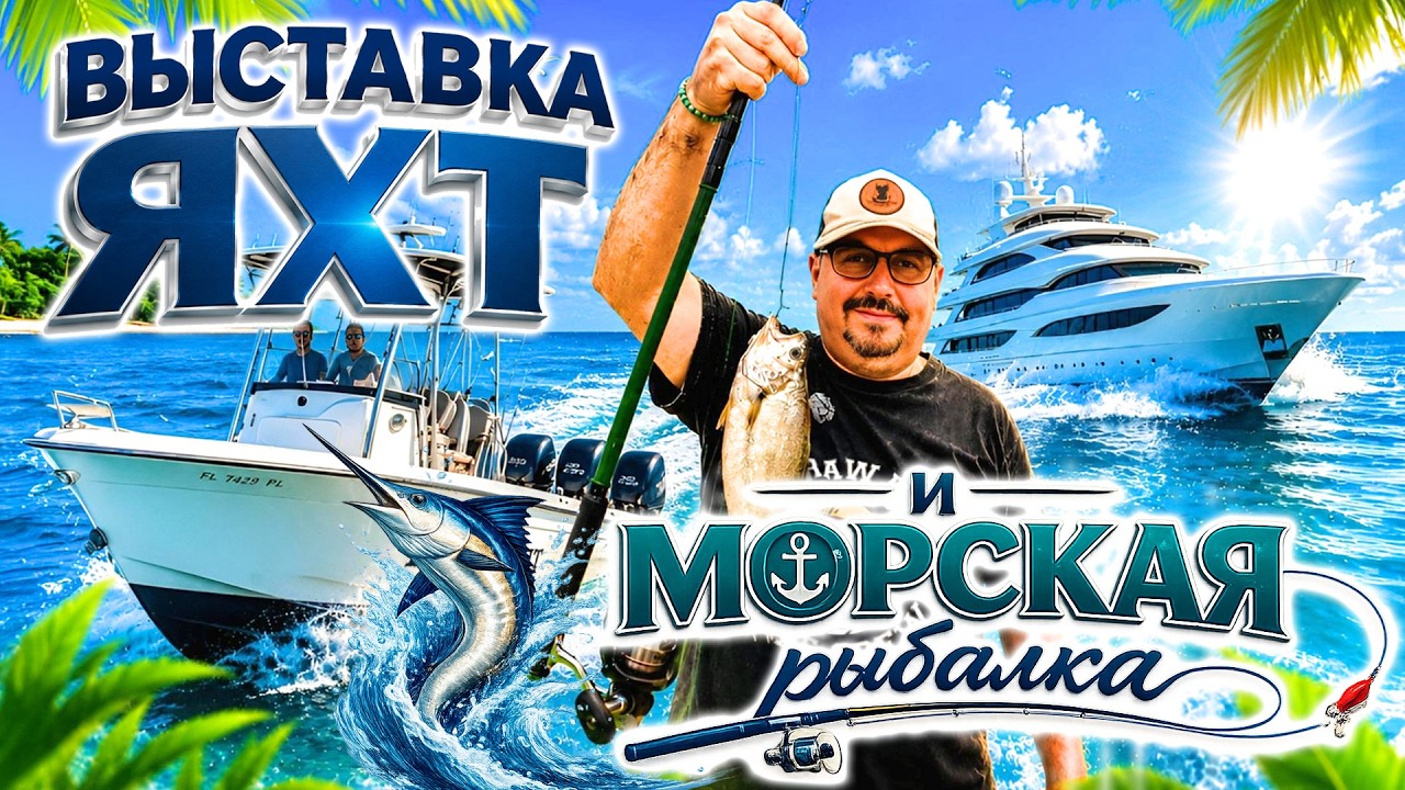 Выставка яхт, морская рыбалка и улов на гриле!