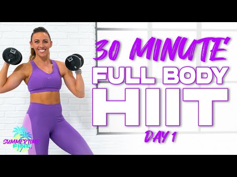 30 Minute Full Body HIIT Workout | Summertime Fine 3.0 - Day 1