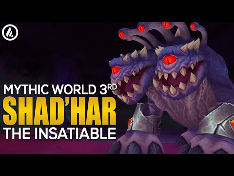 Big Dumb Guild VS Shad'har WORLD THIRD DK POV - Mythic Ny'alotha