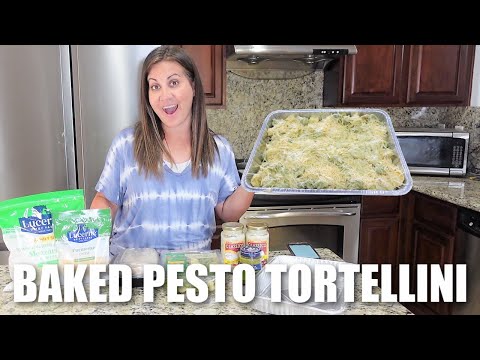 COOK WITH ME | Easy Baked Pesto Tortellini Freezer Meal