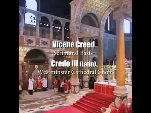 Credo in unum Deum (Latin) Gregorian Chant. In the Vatican City, So wonderful.
