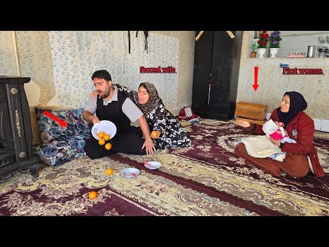 husband's anger at his second lady, who, out of jealousy of his first lady, wants to get closer him.