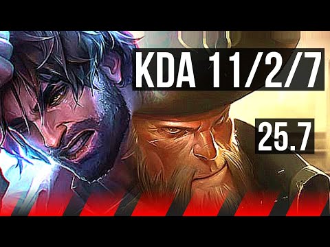 JAYCE vs GANGPLANK (TOP) | Dominating | EUW Grandmaster | 25.7