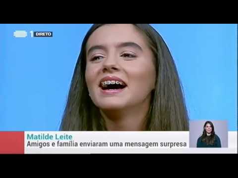 Matilde Leite - Presentation - Juniors of Portugal - RTP1 - A Praça