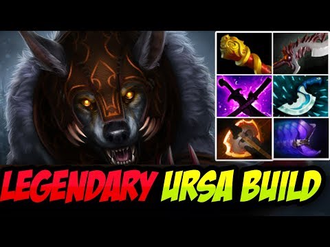 Dota 2 [Ursa] The Legendary Build With Battle Fury By ChuaN | Divine Top Rank Gameplay | Full Game