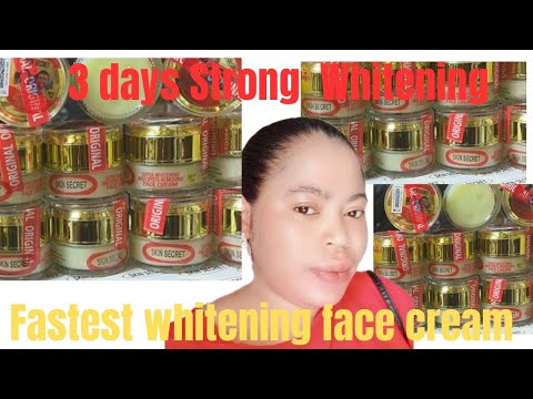 strong and fastest whitening face cream  you must try/ honest review on skin secret face cream