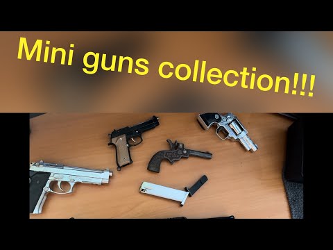 My collection of miniature guns