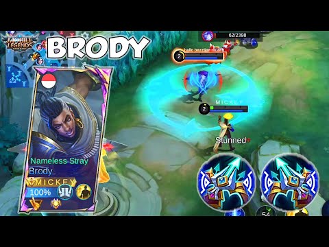 BRODY VS MOSKOV MECHANICAL FIGHT EARLY IN THE GAME? BUILD THIS!(GAMEPLAY) - MLBB