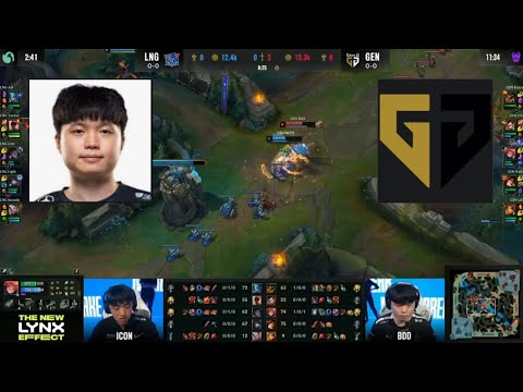 BDD Zoe Solo Kills Sylas Twice - LNG vs GEN Highlights - Groups Day 1 Worlds 2021
