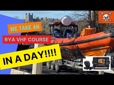 Taking the RYA VHF Marine Course in a day.