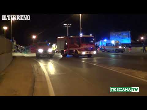 2018-04-21 CARRARA - INCIDENTE STRADALE, 4 MORTI NELLA NOTTE A CARRARA