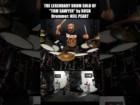 THE MOST ICONIC DRUM SOLO - TOM SAWYER - RUSH - TOM SAWYER - HOW TO PLAY IT