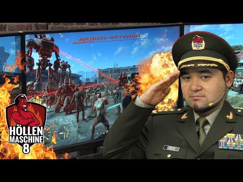EPIC-BATTLE in FALLOUT 4 - Höllenmaschine 8 | #Gaming-PC