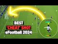 THIS Shot is a 'CHEAT'! 😲🔥 Knock-On Shot Tutorial in eFootball 2024