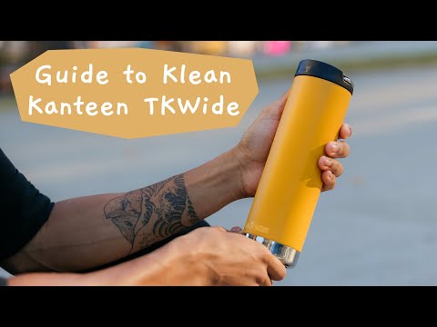 Productvideo 2 - Klean Kanteen TKWide 946ml Geïsoleerde Drinkfles met Chug Cap Zwart