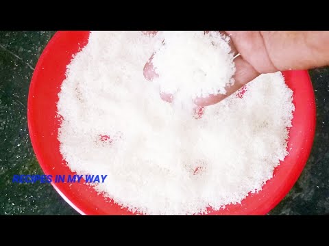 Showing the Uses of Dry Coconut Powder