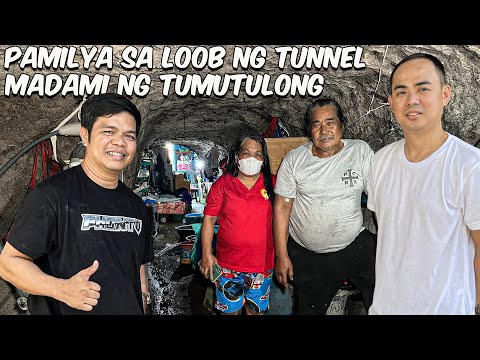 Pamilyang Nakatira sa Tunnel Dumadami na ang tumutulong