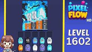 Pixel Flow Level 1602 Solution Walkthrough