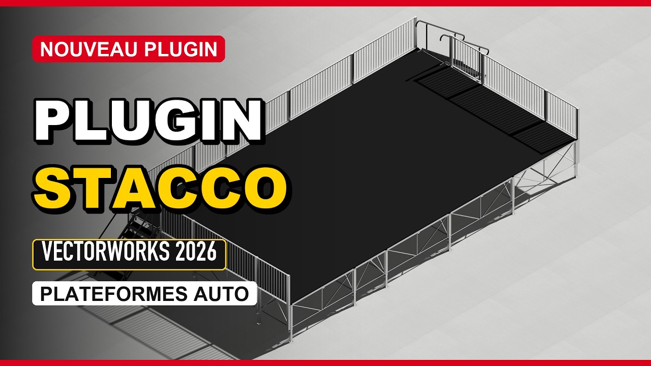 Démo plugin Stacco Vectorworks