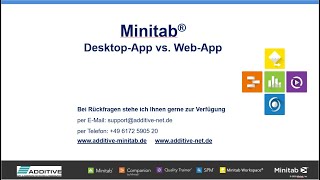 Minitab® 20: Minitab Web-App vs. Desktop App