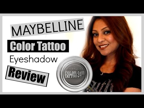 Maybelline Color Tattoo Eyeshadow Review Video