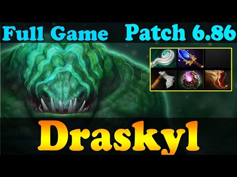 Dota 2 - Patch 6.86 : Draskyl Plays Tidehunter - Full Game - Pub Match Gameplay!