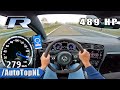 489HP VW GOLF R MK7 On AUTOBAHN NO SPEED LIMIT By AutoTopNL
