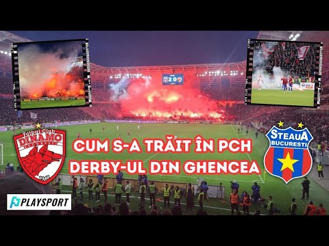 ⚪🔴 Exclusiv Dinamo 7/9. Imagini nedifuzate de la derby-ul cu Steaua. Cum s-a trăit în PCH meciul