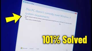 Fix This pc doesn't currently meet windows 11 system requirements - By
