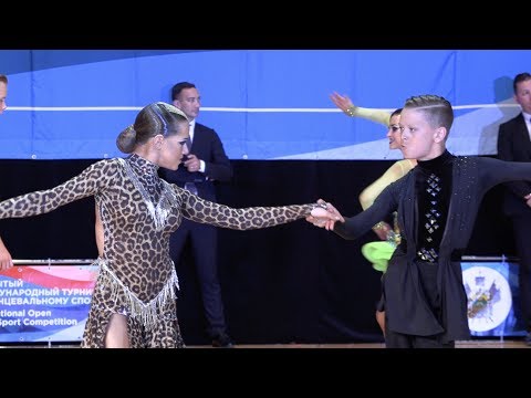 Zhilenkov Maxim - Molochnikova Arina KAZ, Cha-Cha-Cha | Юниоры 2+1 Латиноамериканская программа