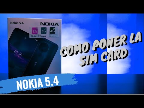 NOKIA 5.4 ✔️ Como Instalar La Sim Card Y La Micro SD  📲 #OrientadorMovil
