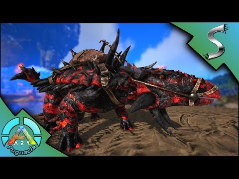 CONFLAGRANT ANKYLO TAMING + NEW GLACIAL GIGA! FIRE ANKY FORGE! - Modded ARK: PUGNACIA [E8]