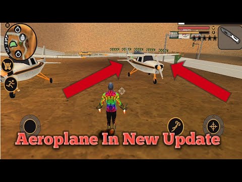 Get Aeroplane In Vegas Crime Simulator Game in New Update.