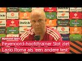 Trainer Arne Slot: 'Feyenoord moet GOED in het pressingspel zijn om Lazio Roma te kunnen verslaan'