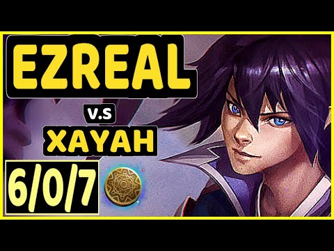 Klaus (EZREAL) vs XAYAH - 6/0/7 KDA BOTTOM ADC CHALLENGER GAMEPLAY - BR