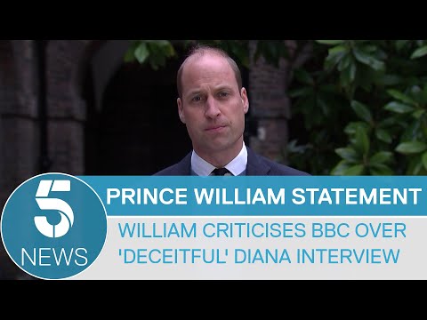 Prince William delivers scathing criticism of BBC over 'deceitful' Diana interview | 5 News