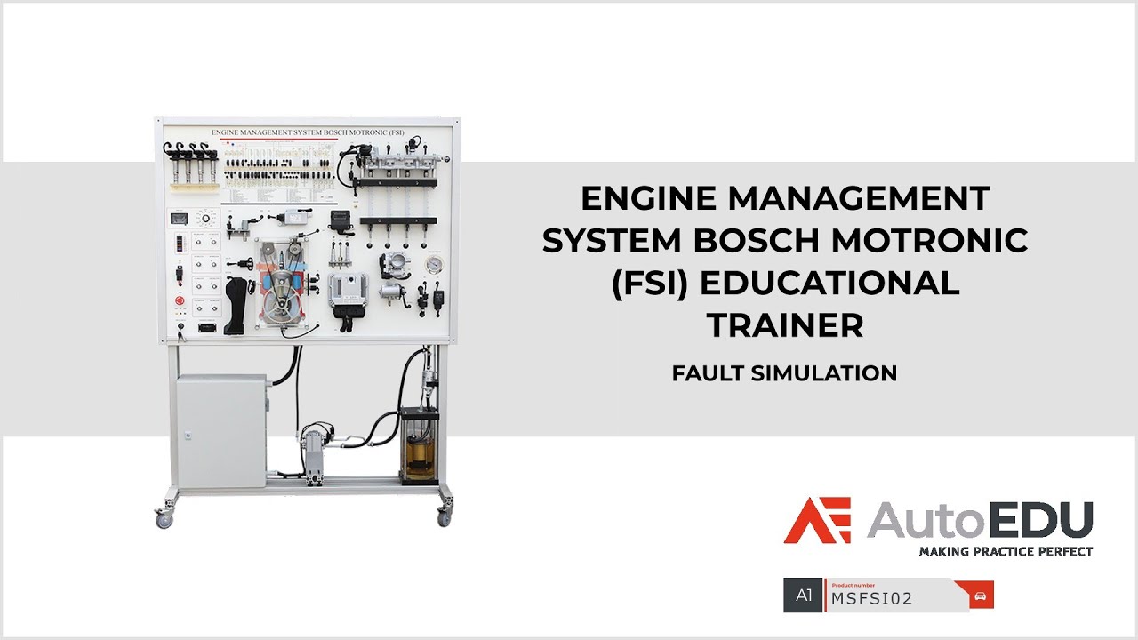 Simulating and Diagnosing Engine Faults | Engine Management System Bosch Motronic (FSI)