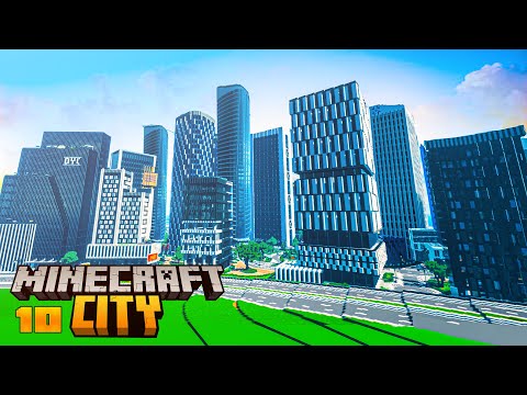 iRoxer - I build a SKYLINE for my HUGE Minecraft City | Building Timelapse | Ep. 10