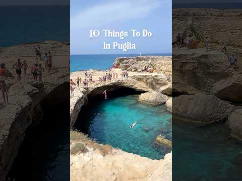 Top 10 things to do in Puglia, Italy 🇮🇹 #puglia #italytravel #italy