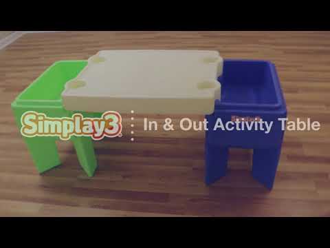 Sensory Table to Snack Time | In & Out Activity Table | Simplay3