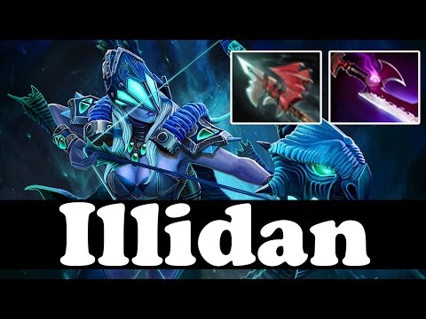 Illidan Plays Drow Ranger WITH HURRICANE PIKE AND SILVER EDGE - 8200 MMR - Dota 2