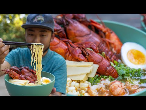 BEST CRAWFISH RAMEN CATCH AND COOK