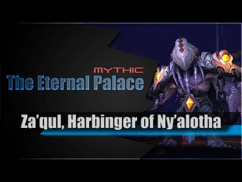 Mythic Za'qul, Harbinger of Ny'alotha | The Eternal Palace Raid | Tank PoV