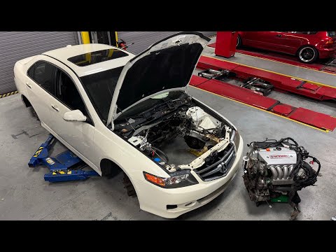 NEW PROJECT // FULL TOUR & K24A2 SWAP REMOVAL // 2006 Acura TSX 6MT (Ep1)