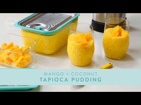 Mango and Coconut Tapioca Pudding